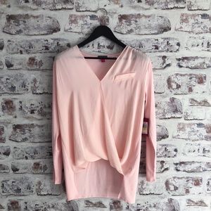 Vince Camuto Brand New Taffy Pink Blouse Size M